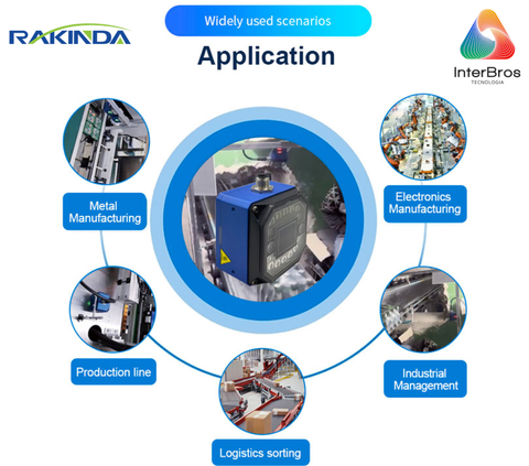 Rakinda R1 Series Industrial QR Code Reader Barcode Scanner Industrial Scanner - Loja do Jangão - InterBros