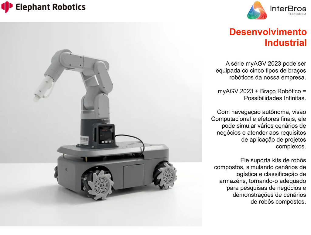 Elephant Robotics MyAGV 2023 , NVIDIA Jetson Nano ou Raspberry Pi , Autonomous Navigation Smart 4-Wheel Drive Vehicle , Educacional , Industrial , +8 anos on internet