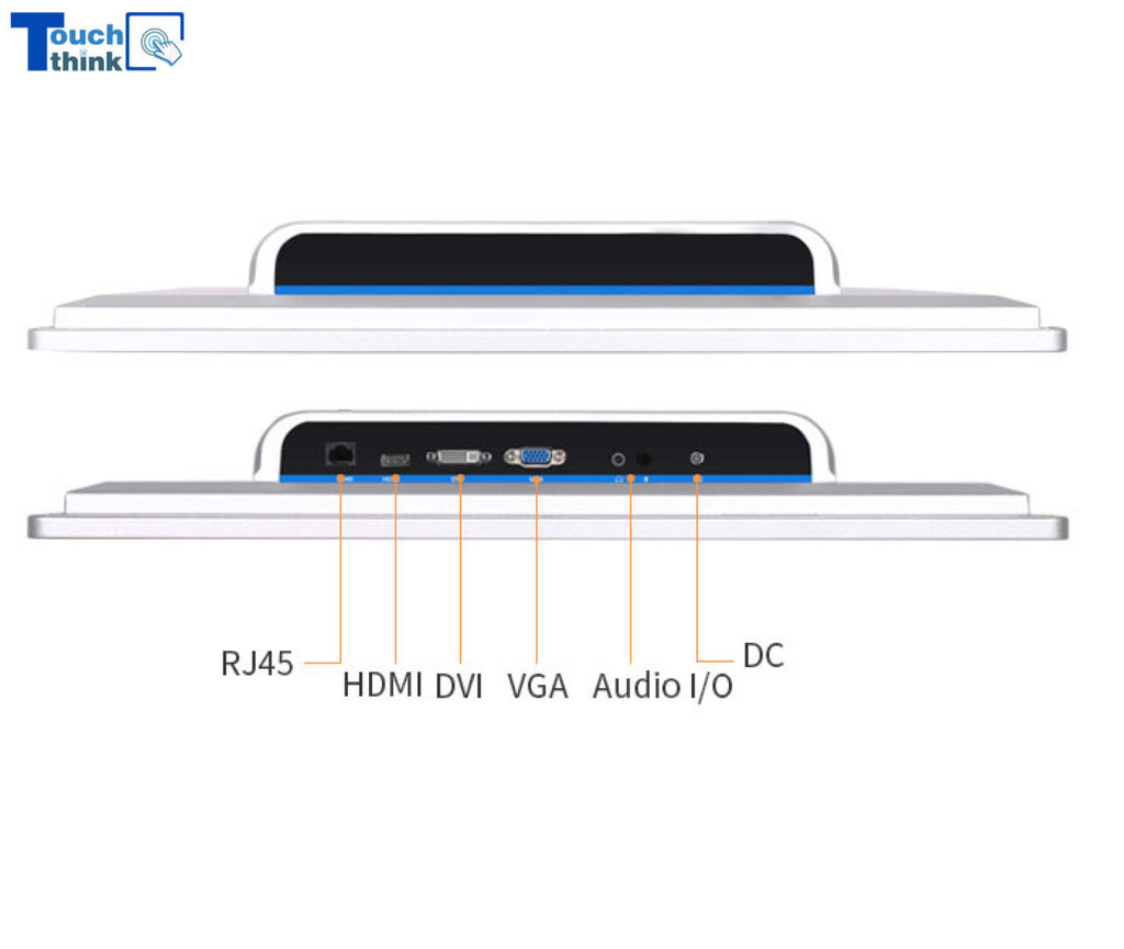 Touch Think Monitor Industrial 21.5" LCD IP65 True Flat Capacitive Touch Screen TPC215-M41 na internet