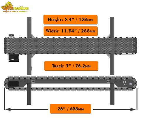 Image of Lynxmotion SES-V2 Conveyor HD Kit , Esteira Transportadora