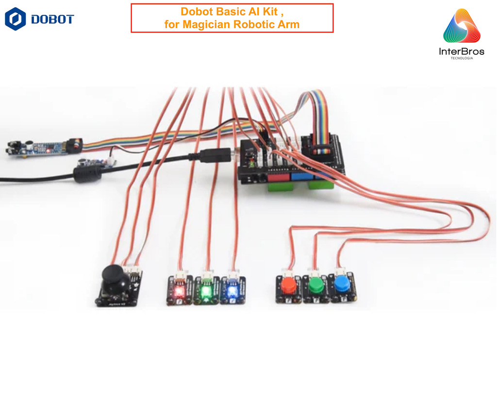 Dobot Basic AI Kit + Dobot AI Teaching Kit, for Magician Robotic Arm , Kit Básico de IA , Acessório Educacional , +8 anos - tienda online