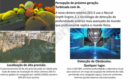 StereoLabs ZED X Stereo Camera , Designed for NVIDIA Jetson AGX Orin , With Polarizer , 2.2mm - Loja do Jangão - InterBros