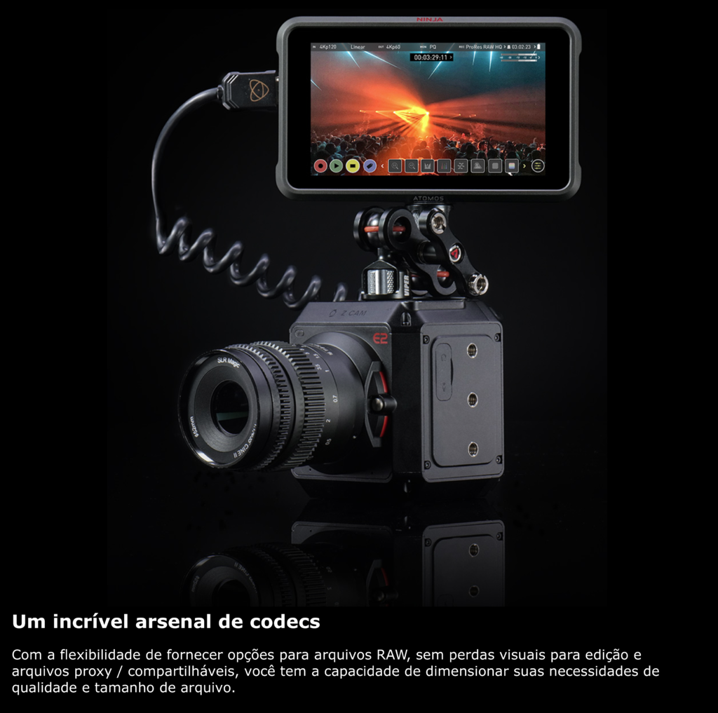 Atomos Ninja V+ 5.2" 8K HDMI H.265 Raw Recording Monitor + AtomX Cast - comprar online