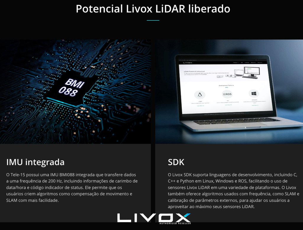 LIVOX TECH TELE-15 LiDAR en internet