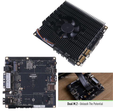 Studio Odyssey Mini PC Win10 Linux Arduino | Quad-Core 2.0-2.7GHz | 8GB RAM + 64GB eMMC | Dual Gigabit Ethernet en internet