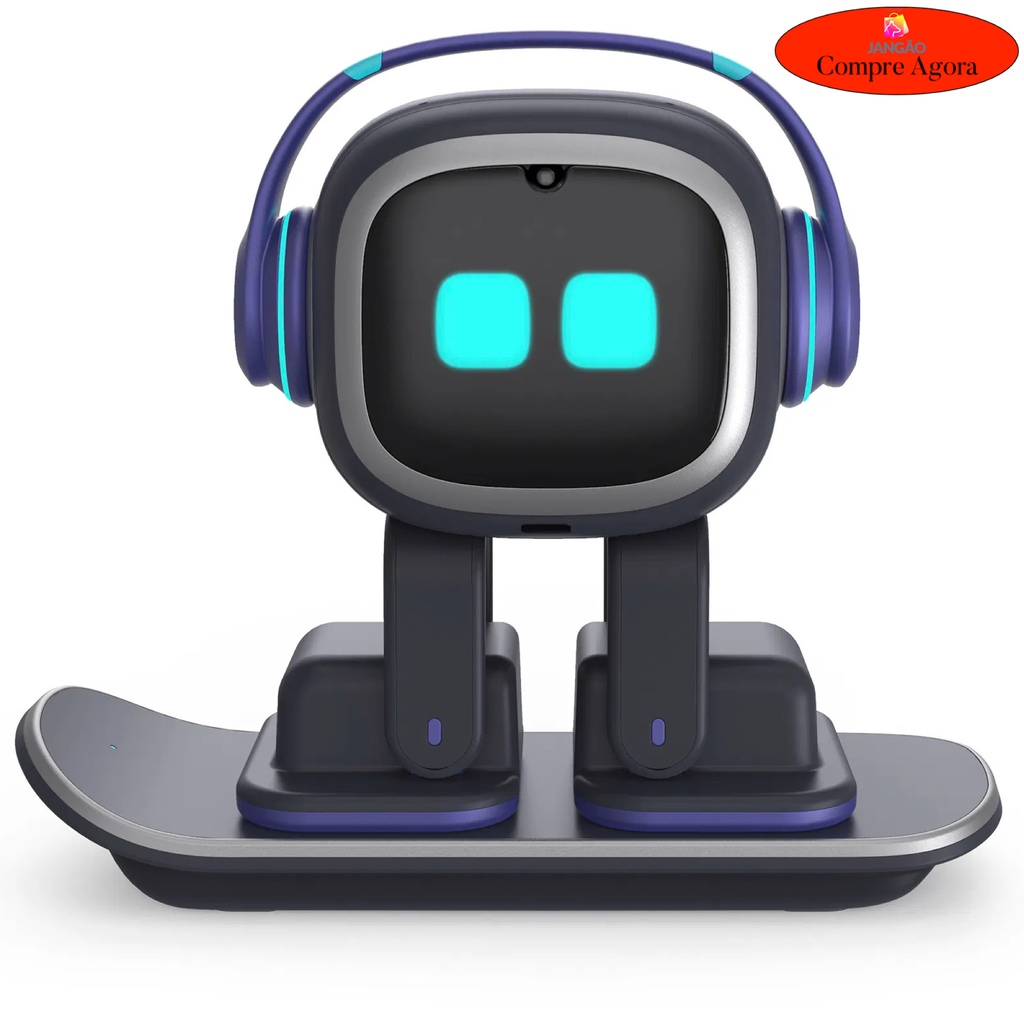 Emo True AI Pet Robot, Animal de Estimação com Inteligência Artificial, Machine Learning, Comando de Voz, Reconhecimento Facial