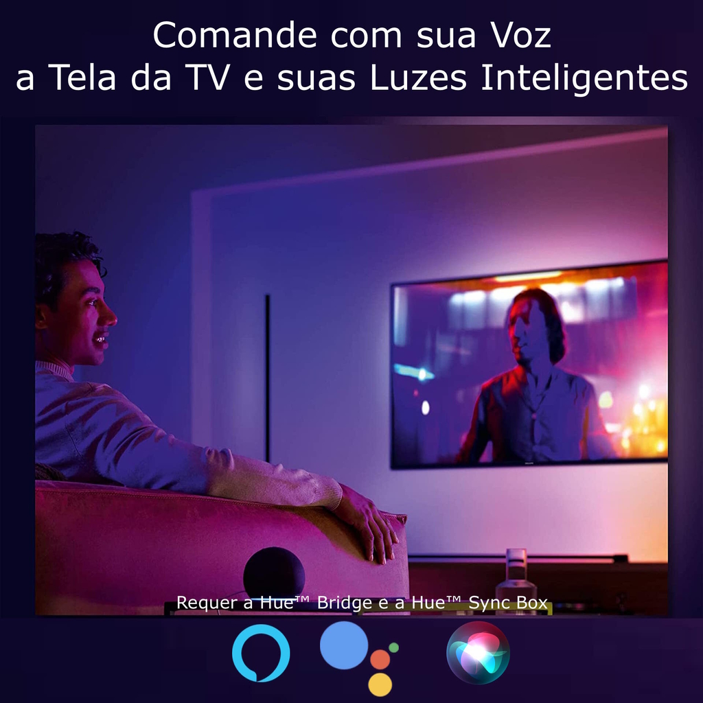 Philips Hue Play Gradient Light Tube Compact TVs até 50" na internet