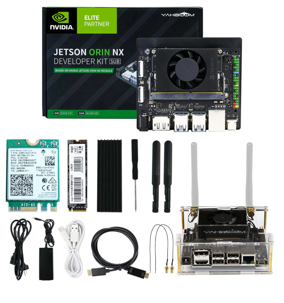 Jetson Sub Mini PC com um Módulo Nvidia Jetson Xavier NX