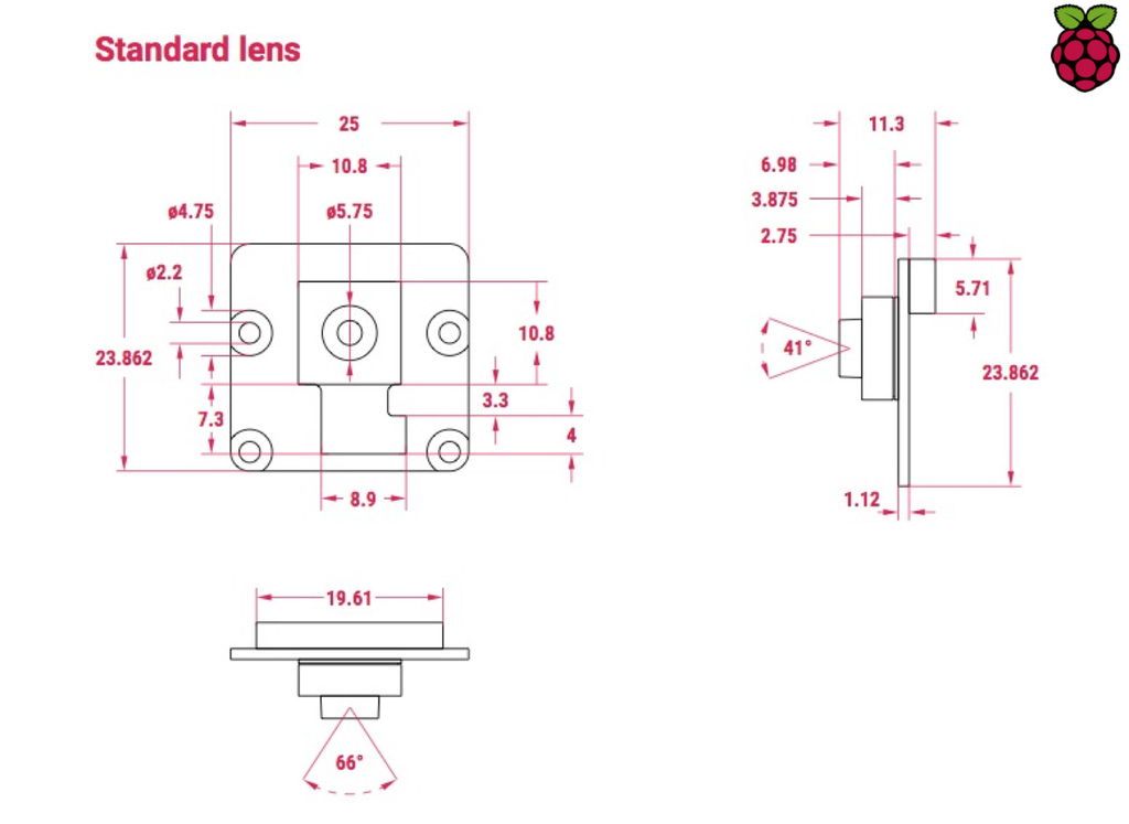 Imagem do Raspberry Pi Camera Module 3 12 MP Auto Focus , Escolha: Standard , NoIR , Wide , Wide NoIR