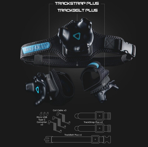 HTC VIVE Tracker 3.0 Kit3 + Rebuff Cinta com Bateria Integrada