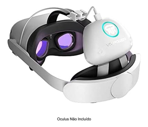 Elite Strap Oculus Meta Quest 2 + Bateria Rebuff VR Power 2