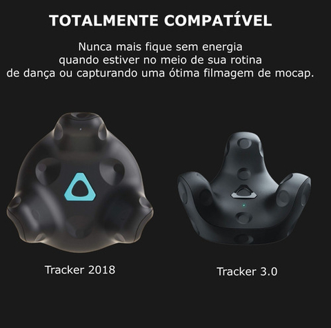 HTC VIVE Tracker 3.0 Kit3 + Rebuff Cinta com Bateria Integrada - Loja do Jangão - InterBros