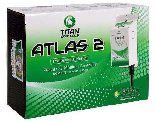 Titan Control Atlas 2 Monitor Controlador Predefinido de Co2 GrowRoom e Tendas de Cultivo Hidroponia e Solo - Loja do Jangão - InterBros