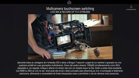 Atomos Shogun 7" HDR Pro Cinema Monitor Recorder Switcher - Loja do Jangão - InterBros