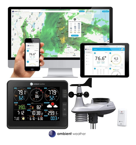 Ambient Weather Falcon Smart WiFi | Display Animado | Aspirada por Ventilador | Compatível com Alexa e Google | Internet Conectada - comprar online