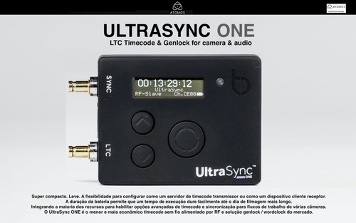 Atomos UltraSync ONE RF Timecode Sync para o AtomX Sync e Ninja V en internet