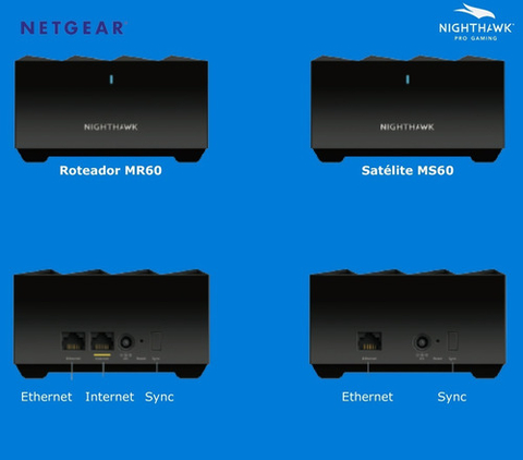 Netgear Nighthawk MK63 Mesh Sistema WiFi6 420m² - loja online