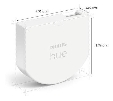 Novo Philips Hue Wall Switch Module | Interruptor Inteligente de Parede | Você mesmo Instala em 5 mins | Compatível com todas as marcas de Luzes | Integre suas luzes ao ecossistema Hue | Requer a Hue Bridge | Compatível com a Alexa , Google Home e HomeKit - comprar online