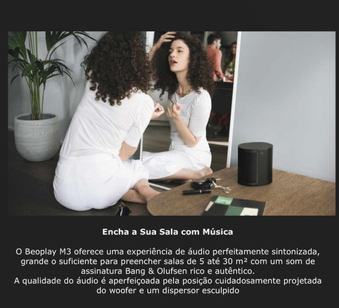 Imagem do Bang & Olufsen Beoplay M3 Wi Fi Bluetooth Airplay Escolha a Cor