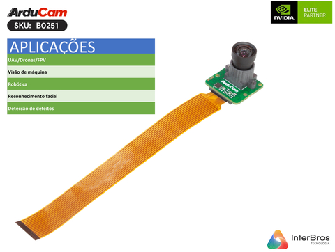 Arducam Mini High Quality Câmera 12.3mp IMX477 ,M12 mount lens , NVIDIA® Jetson Nano/Xavier NX/AGX Orin/Orin Nano/Orin NX , B0251 - comprar online