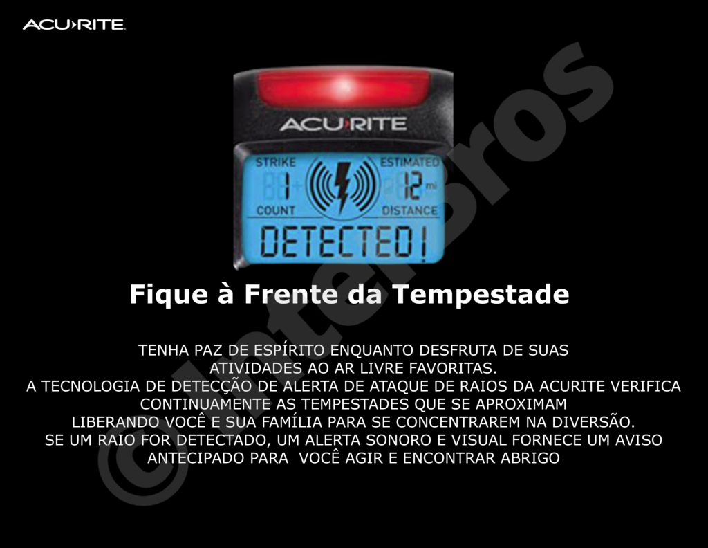 AcuRite 02020 Detector Raios Portátil De Bolso kit15