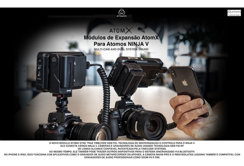 Atomos UltraSync ONE RF Timecode Sync para o AtomX Sync e Ninja V - comprar online