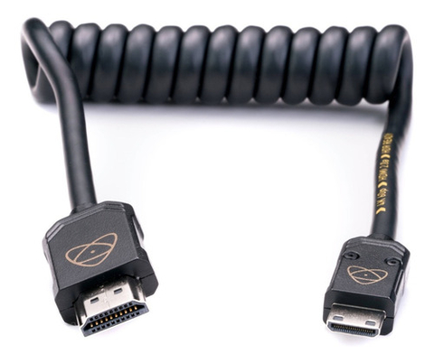 Atomos AtomFLEX Coiled Mini-HDMI to HDMI Cable 30cms até 60cms ATOM4K60C3