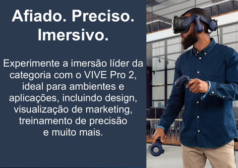 HTC VIVE Pro 2 VR OFFICE FULL Kit - Loja do Jangão - InterBros