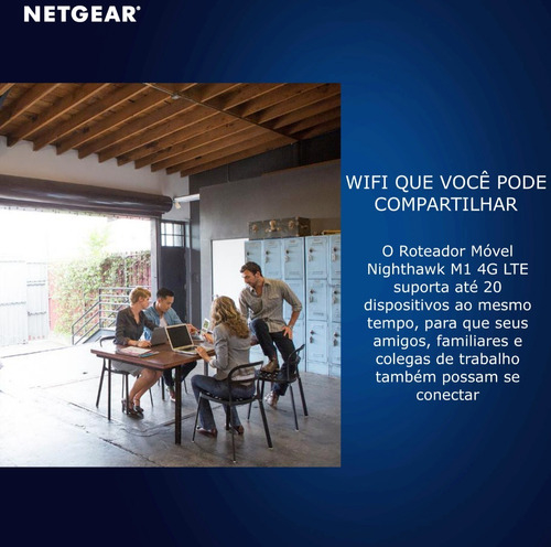 Netgear Nighthawk M1 MR1100 Gigabit Roteador Hotspot Móvel , Desbloqueado para todas as Operadoras , Conecta até 20 Dispositivos - online store