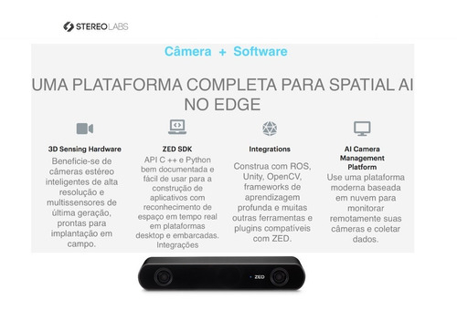 Stereolabs ZED 2 Stereo 3D Camera | + Extensão de Cabo de 10 mts na internet