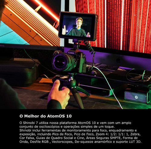 Imagem do Atomos Shinobi 7" 4K HDMI SDI Monitor