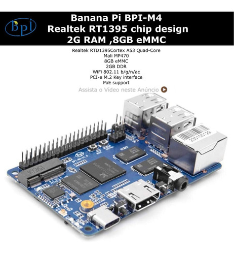 Banana Pi BPI-4 | 2GB RAM | 8GB eMMC on internet