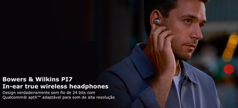 Imagem do Bowers & Wilkins Pi7 Wireless In-ear Headphones Escolha a Cor