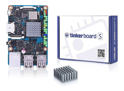 Asus Tinker Board S | 2GB Dual Channel DDR 3 | 16GB eMMC | Wi-Fi | Bluetooth | Rockchip Quad-Core RK3288 Processor