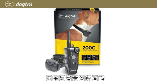 Dogtra 200C Expansível para 2 Cães | Cães Acima de 4,5 Kgs | Sistema de Estímulo Médio | Sistema com Colar Ergonômico de Treinamento Remoto | Alcance de até 800 metros | A Prova D' Água na internet