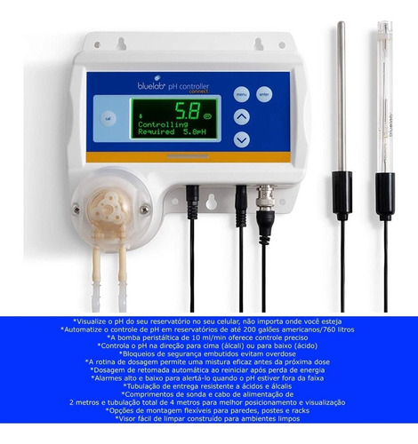 Bluelab CONTPH pH | Controle | Monitoramento | e Dosagem | para Sistemas Hidropônicos | Automatize o controle de pH | para Reservatórios de até 760 litros en internet