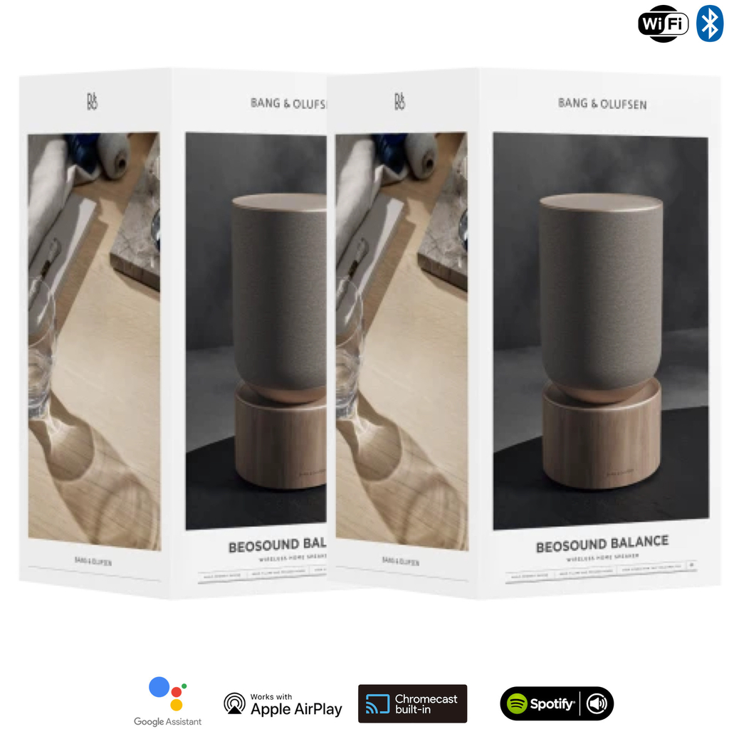 Bang & Olufsen Beosound Balance, OAK , Wireless Smart 360º Speaker, Poderoso Som de 850W , Recomendado para áreas de 10m² até 80m² - buy online