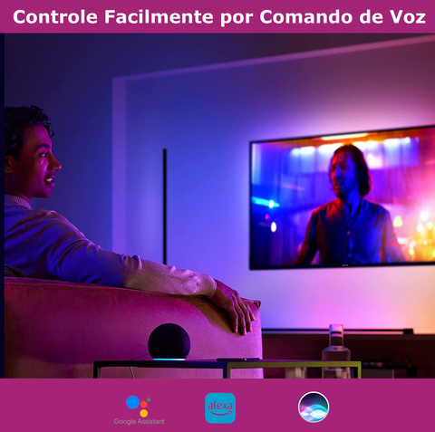 Nova Philips Hue Ambiance Gradient Lightstrip Base Kit + Extensão 3 metros