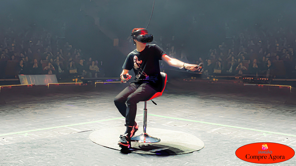 Cybershoes Gaming Station l VR Foot Tracker l for Oculus Quest & Steam VR l Use com seu headset VR para caminhar ou correr em jogos VR l Experimente o poder dos games de realidade virtual. - tienda online