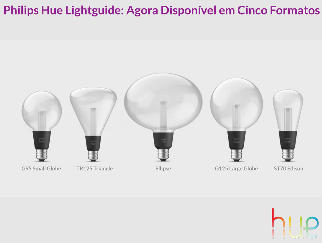 Imagem do Philips Hue Lightguide G40 Large Globe Smart LED Bulb