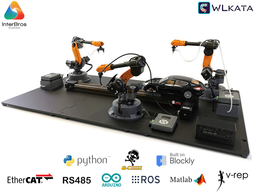 Image of Wlkata Conveyor Belt Set for Mirobot , Correia Transportadora , Simulação de Fábrica Inteligente & Educação AIoT , +5 anos