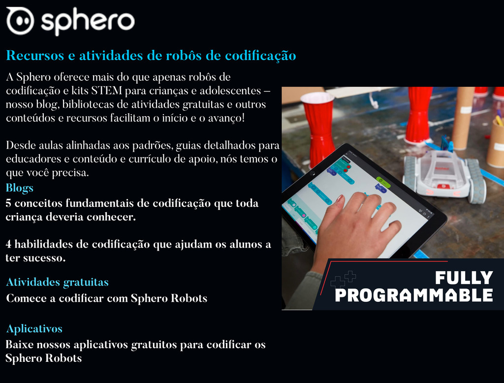 Sphero Indi Student Kit: Robô de aprendizagem STEAM sem tela para a escola - Envolva alunos a partir de 4 anos - Apresente os fundamentos da ciência da computação - Projete e crie labirintos - Aprenda conceitos de codificação