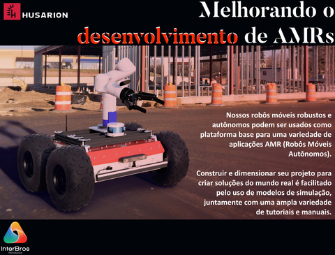 Husarion ROSbot 2R Autonomous, Open Source Robot Platform - loja online