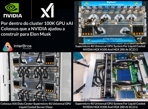 NVIDIA HGX A100 320GB , 8x A100 40 GB - Loja do Jangão - InterBros