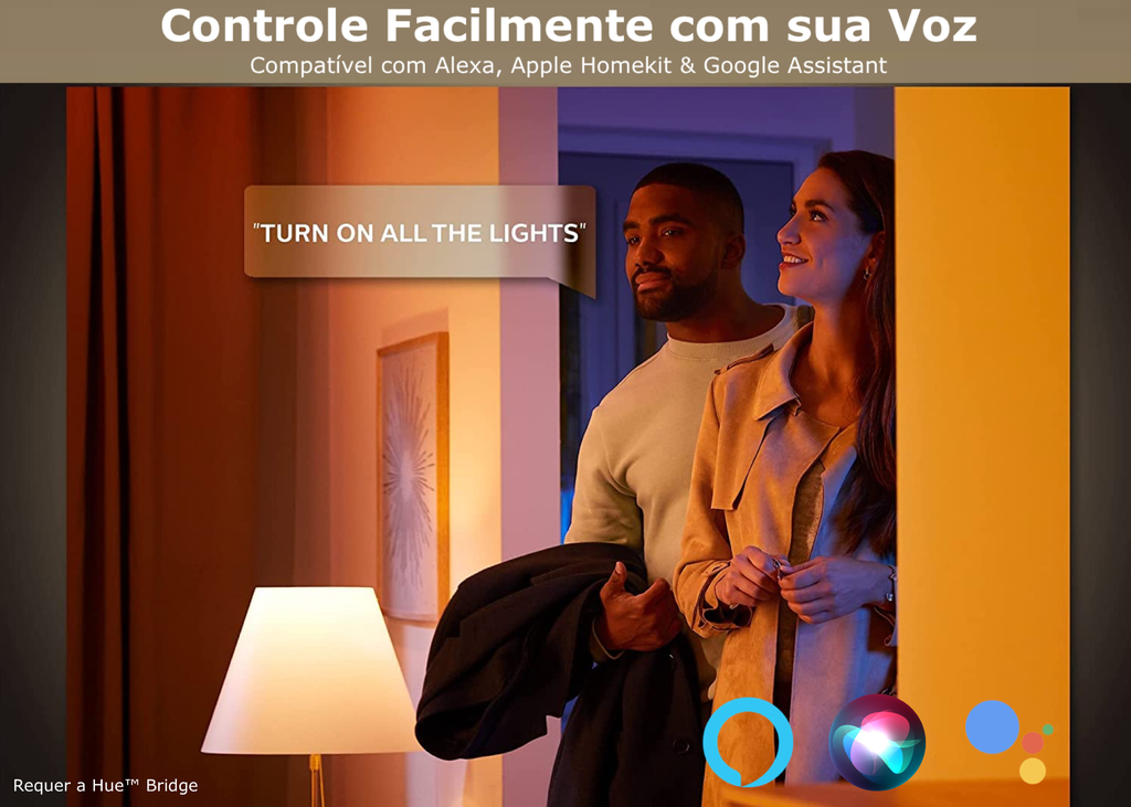 Imagem do Philips Hue White Ambiance Dimmable Smart Filament l Estilo Edison ST23 l Lâmpada LED de Filamento Vintage l 2ª Geração l Mais Brilhantes l Branco Quente a Branco Frio | Compatível com Alexa, Apple Homekit & Google Assistant | Funciona com Bluetooth e/ou com a Hue Bridge