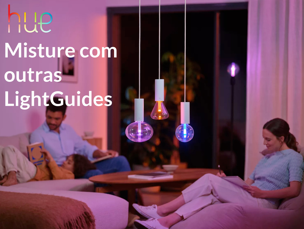 Philips Hue Lightguide ST23 Edison Smart LED Bulb , Bluetooth , WiFi na internet