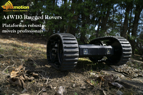 Lynxmotion A4WD3 Rugged Tracked Rover Autonomous Kit - comprar online