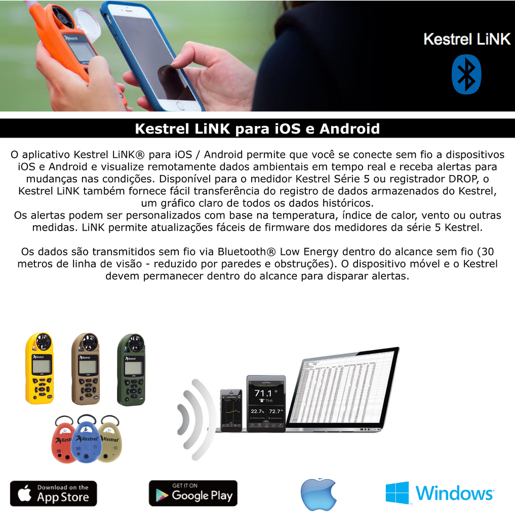 Imagem do Kestrel Drop 2 Smart Humidity Data Logger | Monitoramento e Remediação de Umidade | Robusto e Durável | Controle de Insalubridade | Construção Civil | Sistemas HVAC | Derramamento e Colocação de Concreto | Pintura e Revestimento, Manutenção de Pontes