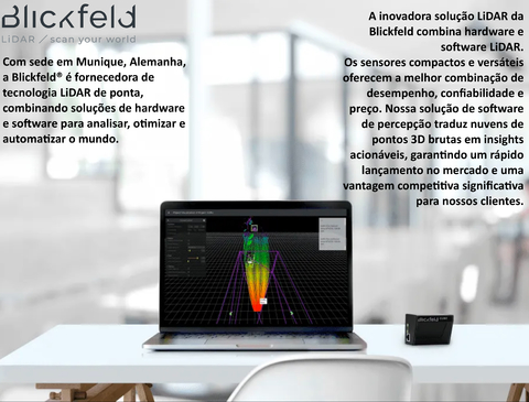 Blickfeld Cube 1 3D LiDAR Outdoor - Loja do Jangão - InterBros