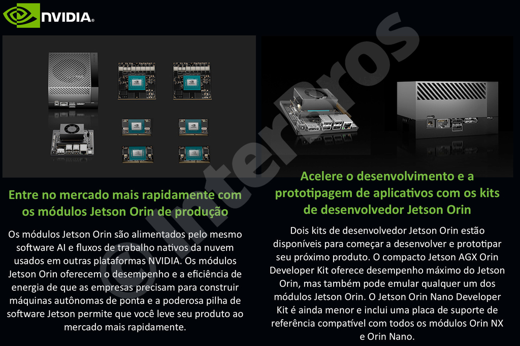 Imagem do NVIDIA Jetson ORIN NX 16GB Module 100 TOPS 900-13767-0000-000